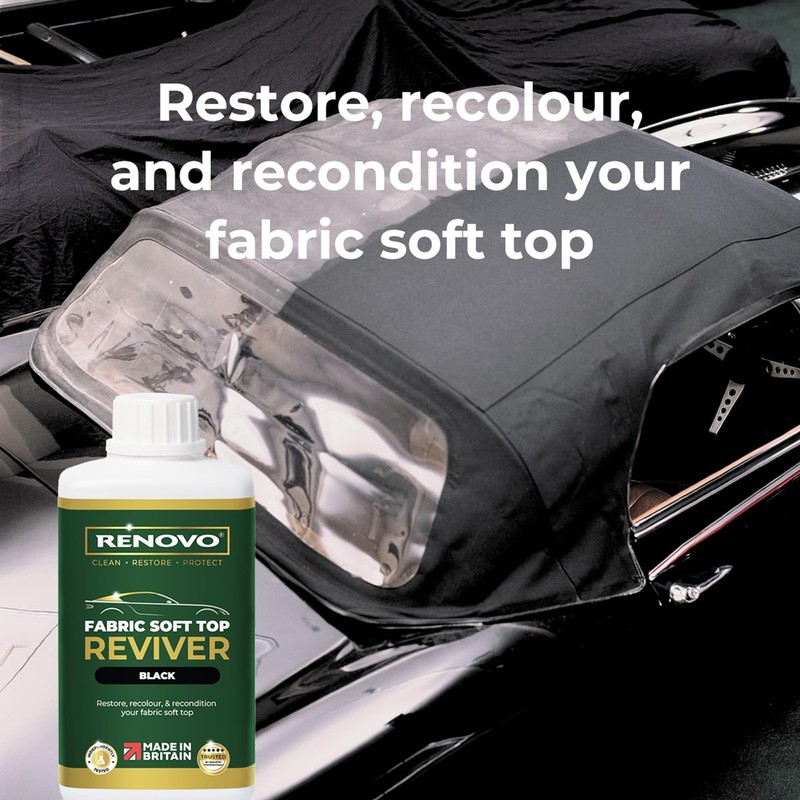 Renovo Soft Top Reviver - Black (500ml)