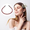 VOCOSTE Hair Hoop Women Headband Headband Rhinestone 0.6cm Width 1pcs