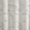 Tommy Bahama Caribbean Sea Shower Curtain, 72x72, Lt-Pastel Blue