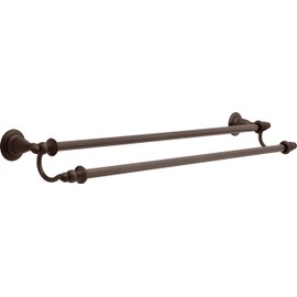 Delta Faucet 75224-RB, 24" Double Towel Bar, Venetian Bronze, 24 Inch Double Towel Bar