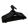 FenixDepot Set of 20 Triangular Durable Adult Plastic Hangers -