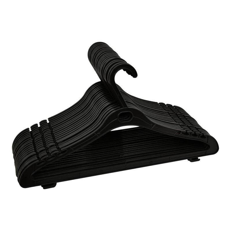 FenixDepot Set of 20 Triangular Durable Adult Plastic Hangers -