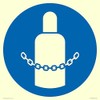 Mandatory: Secure gas cylinders Sign - 300x300mm - S30