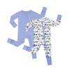 JunNeng 2Pcs Baby Rayon of Bamboo Sleeper with Mitten Cuffs,