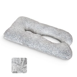 MAKOSAS Washable Bamboo Pillowcase - Pillow Cover for Side Sleeper Pillow, Comfort Pillow for Adults, Nursing Pillow and Side Sleeper Pillow Pregnancy - Breathable Pillow Case | Flower