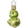Inge-Glas Christmas Tree Decoration with Star Crown, Hand-Painted and Mouth-Blown,