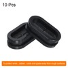 MECCANIXITY Rubber Grommet Mount Size 26 x 12 mm Oval