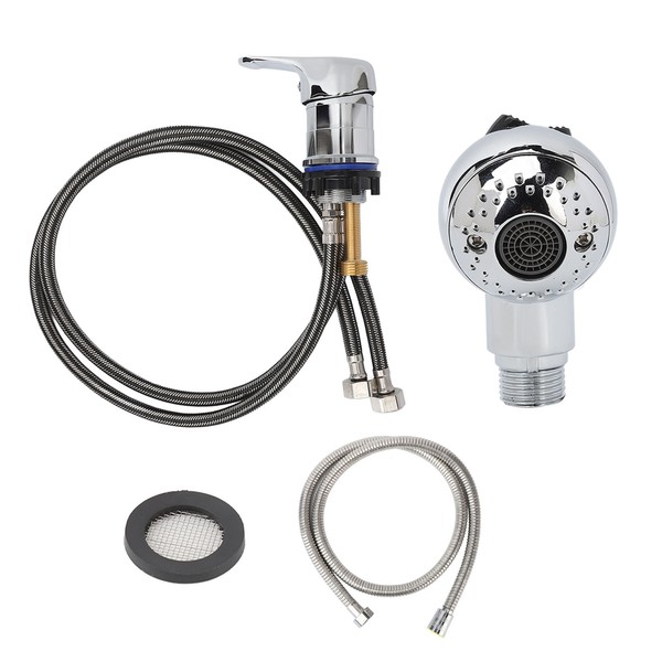 Shampoo Bowl Faucet Sprayer Kit Hot Cold Mixing Valve Salon