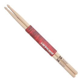 Wincent 5A Hickory Woodtip Drumsticks 4 Pairs + Keepdrum Damper Pads