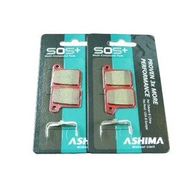 Ashima Sos Pads - Shimano Deore M555 Disc Brake Pads,Black,7 x 4 x 1 centimetres