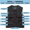 IBIH Mens Outdoor Vest Breathable Quick-Dry Fishing Vest Camping Hiking