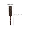 Baluue Home Hair Curling Comb Wooden Handle Scalp Massage and