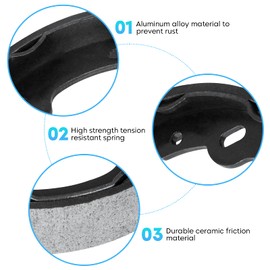 Magorfas Golf Cart Brake Shoes & Drum Spring Kit for EZGO Medalist/TXT 1997-2022, Workhorse 1996-2022 Braking Accessories 27943G01 70795G01 27944-G01