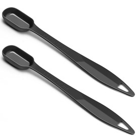 2 Pcs 3/4 Teaspoon(| 3.75 mL | 3/4 Tsp | 1/4 Tbsp | 3.75 cc | 1/8 oz) Stainless Steel Single Measuring Spoon, Long Handle Metal Measuring Spoon, Kitchen Gadgets for Cooking & Baking(Black)