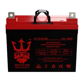 Neptune NT12350 Replacemnt Battery for Great Dane GDZ 51 KH 12V 35Ah SLA Lawn Mower Battery
