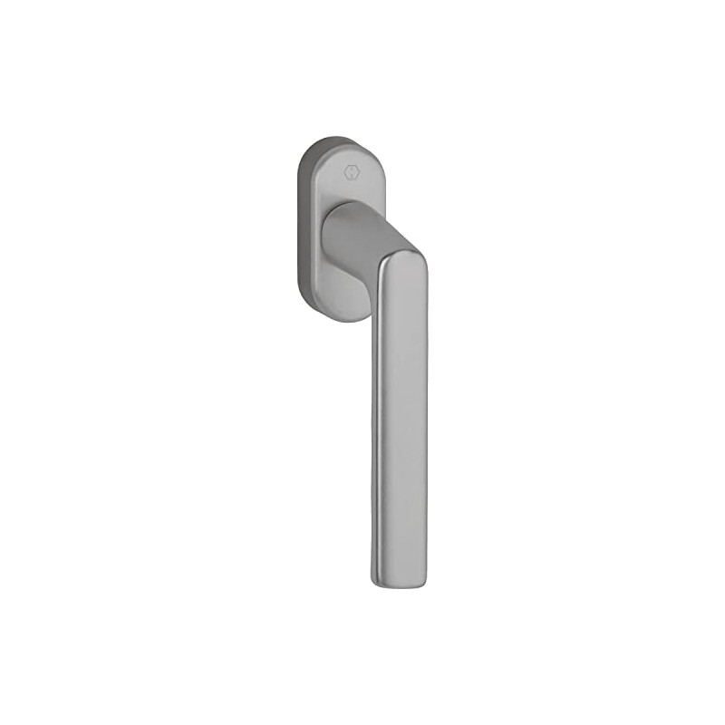 HOPPE Hamburg 11950080 Window Handle Aluminium Stainless Steel Effect