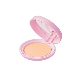 DAISY DOLL by MARY QUANT Face Powder 02, Pink Ochre that Gives a Flourishy Feel, 0.3 oz (10 g), Anti-Crumble Soft Mat, Moisturizing Powder, Shine Care SPF25+++