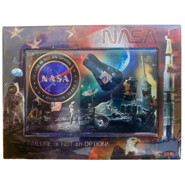 Nasa Failure is NOT an OPTION Fridge Magnet and Magnetic