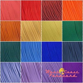 West Coast Paracord Multi Color Nylon Military Paracord 550 Type III 7 Strand Utility Cord Rope - 100 Foot Hanks (Goldenrod with Black Diamonds)