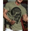 Gymish Lifestyle Skull Plate Gym Shirt, Work Out Deadlift Skull