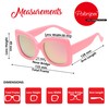 PolarSpex anteojos de sol polarizadas cuadradas elásticas de gran tamaño