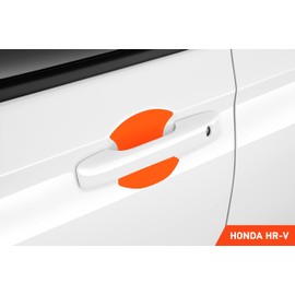 Luxshield Car Door Handle Protective Film Grip for Honda HR-V 3 (III) RV I 2021-2025 - Scratch Protection, Paint Protection Film - Transparent Glossy