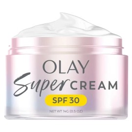 Olay Super Cream Ultra Lightweight Facial Moisturizer Sunscreen - SPF 30 - 0.5oz