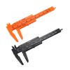 sourcing map Vernier Caliper 80mm 3 Inch Metric Mini Double