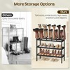 YATINEY Free Standing Shoe Rack, Tall Boots Rack Organizer, Boot