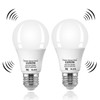 LUXON Radar Motion Sensor Light Bulbs,Dusk to Dawn LED Light