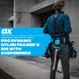 Dynamic Nylon Framer's Rig w/Suspenders | Pro by OX Tools