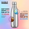 HASLE OUTFITTERS 17oz Stainless Steel Water Bottles, Vacuum Insulated Water