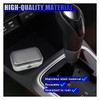 Tuxihapp Mini Portable Ashtray, Carry-on Windproof Car Ash Tray with