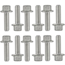 12PCS Exhaust Manifold Header Bolt Kit for LS Series Engines LS1 LS2 LS3 LSX LT – Grade 10.9 Steel LS Head Bolts Replacement Set