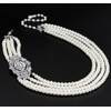 BABEYOND Collar de perlas Gatsby de los años 20, collar