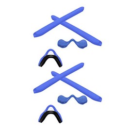 Juego de 2 pares de almohadillas para orejas de repuesto para Oakley EVZero Series – 8 opciones, Azul, Talla unica