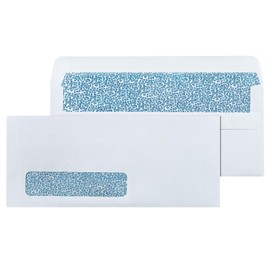 #10 Left Window Envelopes Self Seal - 20/pack - 4 1/8 x 9 1/2 inch - Business Envelopes #10 with Flip & Seal Closure, Security Tinted Envelopes for Invoices & Statements - White Envelopes Letter Size