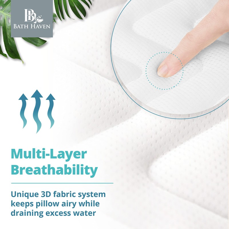 Bath Pillow for Tub, Full Body Bathtub Pillow and Mat