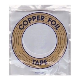 Edco 7/32"x 36Yds.Copper Foil Black Back Tape for Glass