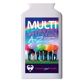 MultiVitamins and Minerals for Men and Women Over-50s A-Zinc 100% NRV 1-a-Day Easy-to-Swallow Coated Tablets Providing 24 Essential Nutrients - 180 Tablets (6 Months)