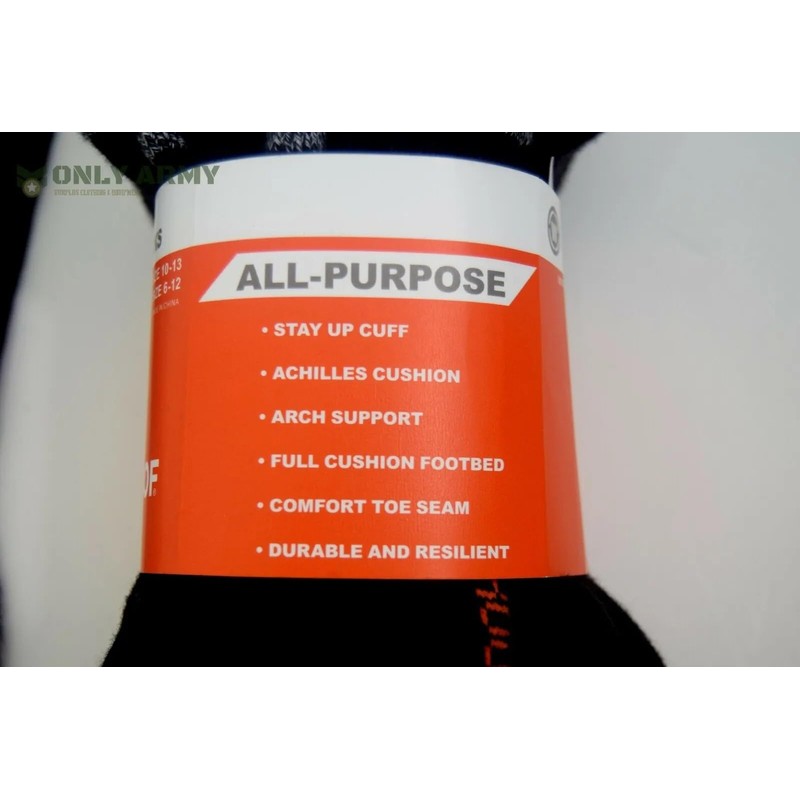 Weatherproof Thermal Cushioned Outdoor Socks, Black(6-11)