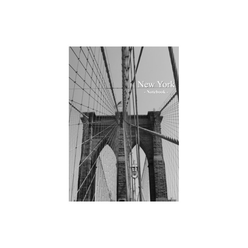 New York - Notebook: Notizbuch, DIN A4, liniert