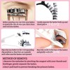 DAGEDA 2 Pairs Magnetic Eyelashes, Reusable Natural Look Lashes Kit,