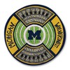 Magnolia Lane 21751 Michigan Wolverines Round Stadium Platter, 13.5-inch Diameter
