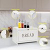 DECOCIAGA Bread Box for Kitchen Countertop, Large Capacity Bread Storage