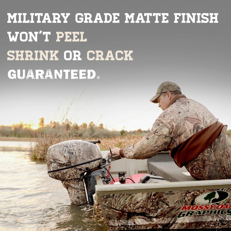 Mossy Oak Graphics Break-Up Infinity Camo Boat Motor Wrap Kit