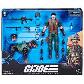 G.I. Joe Classified Series #113, Mutt & Junkyard, Collectible 6-Inch Action Figure & Pet with 16 Accessories