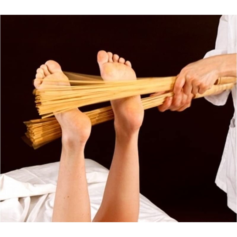 Massage Bamboo Broom for Sauna and Banya - Relaxing Massage
