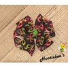Mardi Gras Masks Pinwheel Hair Bow