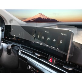 SXCY [4PCS Nano for 2025 Kia Carnival Screen Protector, 24 Inch for 2025 Kia Carnival Accessories, Navigation + Instrument Cluster Curved Screen Protector